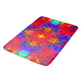 Tapis De Bain Vibrant Couleurs vives Art Motif (Angle)
