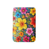 Tapis De Bain Vibrant Flowers: Garden of Joy Art (Devant (Vertical))