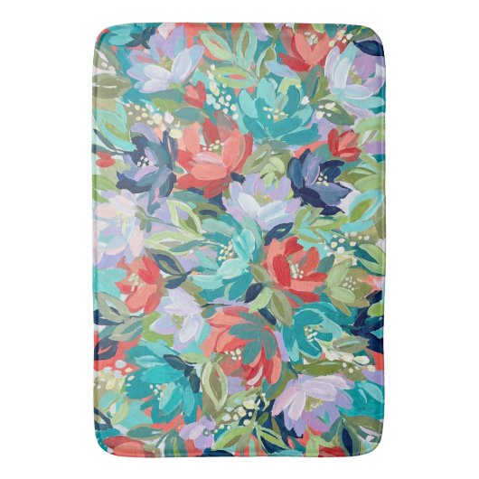 Tapis De Bain Vibrant Garden Symphony (devant Vertical)