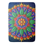 Tapis De Bain Vibrant Mandala Artistry (devant Vertical)