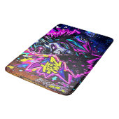 Tapis De Bain Vibrant Street Art (Angle)