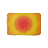 Tapis De Bain Vibrant Sunburst Design (Devant)
