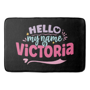 Tapis De Bain Victoria - je m'appelle Victoria