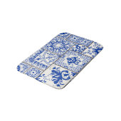 Tapis De Bain Victorian Majolica : Patchwork Tile Motif. (Angle)