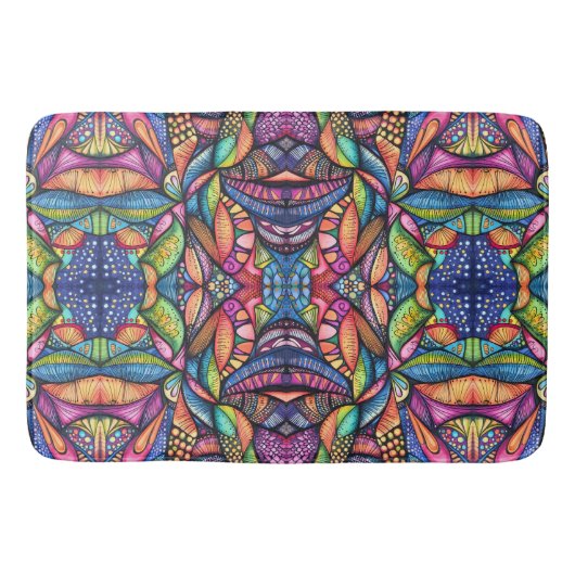 Tapis De Bain Vidéo abstraite doodle (Devant)