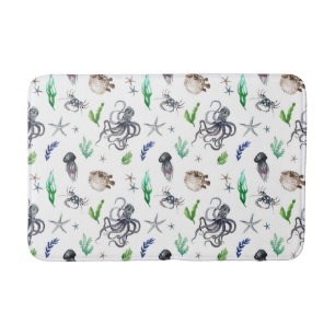 TAPIS DE BAIN VIE MARINE
