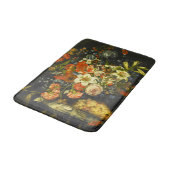 Tapis De Bain Vie morte avec fleurs et fruits (Angle)