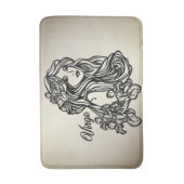 Tapis De Bain Vierge du zodiaque doré (Devant (Vertical))