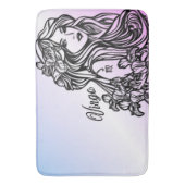 Tapis De Bain Vierge Vierge Zodiaque Violet (devant Vertical)