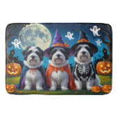 Tapis De Bain Vieux bergers anglais Citrouille Halloween Funny (Devant)
