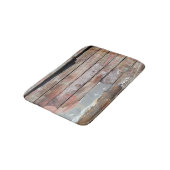 Tapis De Bain Vieux bois rustique bateau en bois plank (Angle)