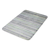 Tapis De Bain vieux bois rustique gris (Angle)