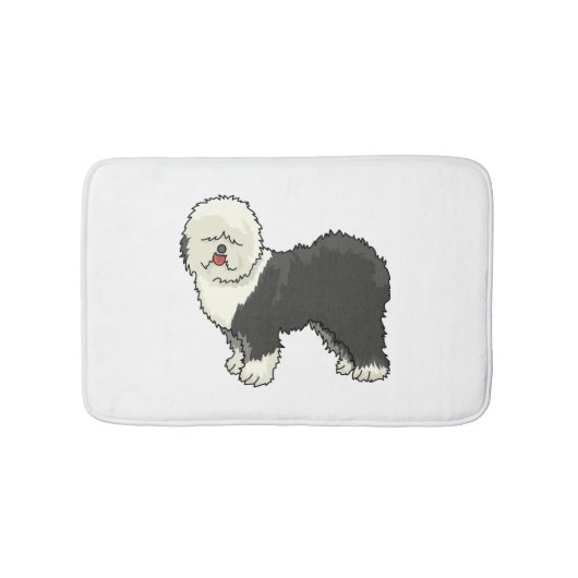 Tapis De Bain Vieux chien anglais mon ami (Devant)
