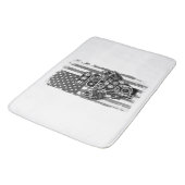 Tapis De Bain Vieux Piston de Voiture de Muscle de Drapeau Améri (Angle)