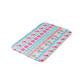 Tapis De Bain Vilain pull de Noël Flamant rose Tropical (Angle)