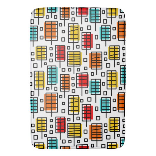 Tapis De Bain Ville de Feuille (devant Vertical)