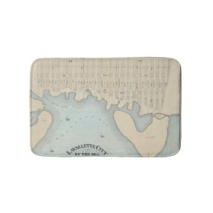 Tapis De Bain Ville de Lavallette par la mer, plage de Squan, NJ