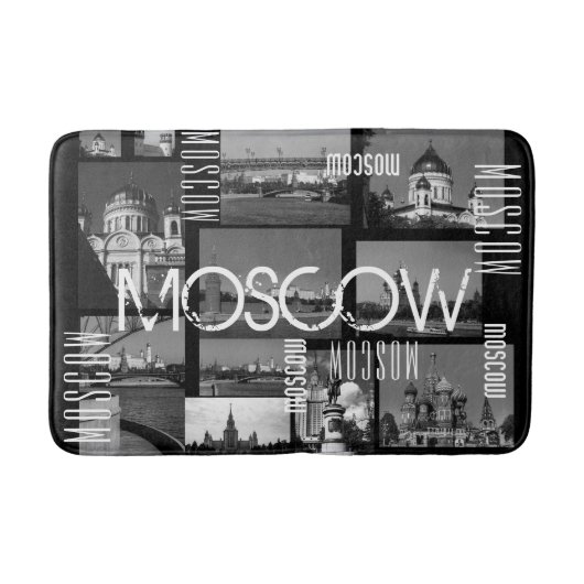 Tapis De Bain Ville de Moscou St Basil'architecture de la cathéd (Devant)