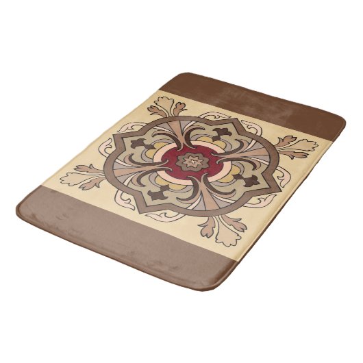 Tapis De Bain Vin au chocolat (Angle)