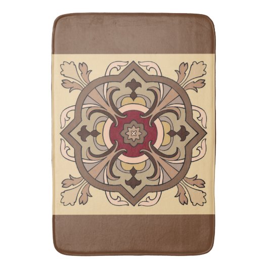 Tapis De Bain Vin au chocolat (devant Vertical)