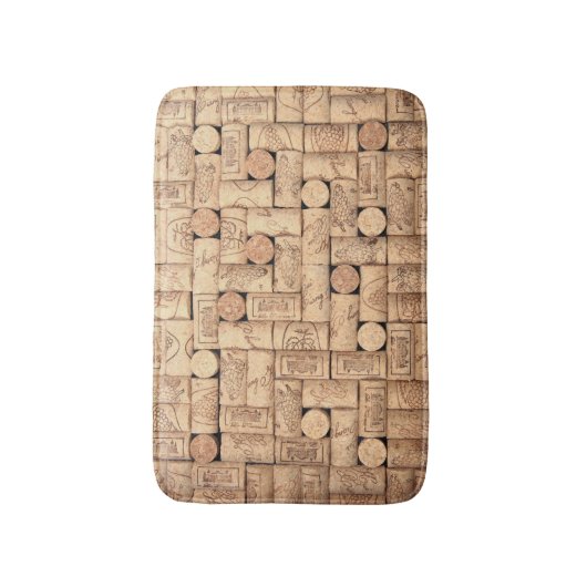 Tapis De Bain Vin Corks Bain Mat (Devant (Vertical))