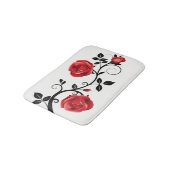 Tapis De Bain Vin rose rouge de la cuve (Angle)