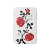 Tapis De Bain Vin rose rouge de la cuve (Devant (Vertical))