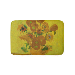 Tapis De Bain Vincent Van Gogh 15 Tournesols Peinture
