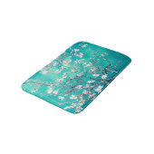 Tapis De Bain Vincent Van Gogh Almond Blossoms Turquoise (Angle)