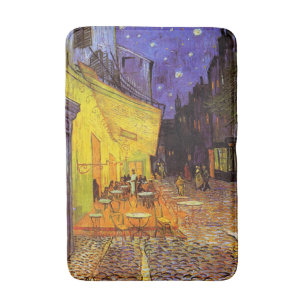 Tapis De Bain Vincent Van Gogh Café Terrasse Au Night Fine Art