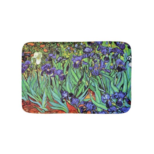 Tapis De Bain Vincent Van Gogh - Irises - Art de l'amour des fle (Devant)
