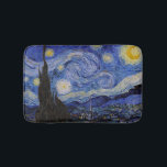 Tapis De Bain Vincent Van Gogh - La nuit étoilée<br><div class="desc">The Starry Night / La nuit etoilee - Vincent Van Gogh en 1889</div>