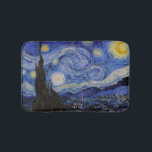 Tapis De Bain Vincent Van Gogh - La nuit étoilée<br><div class="desc">The Starry Night / La nuit etoilee - Vincent Van Gogh en 1889</div>