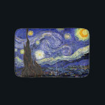 Tapis De Bain Vincent Van Gogh - Le Starry Night Fine Art<br><div class="desc">Vincent Van Gogh's The Starry Night. Huile sur toile de 1889, Starry Night a été peint tandis que Van Gogh était dans l'asile à Saint-Rémy, France, et est considéré comme l'un de ses plus grands chefs-d'oeuvre. Même s'il s'agit d'une scène nocturne, elle a été peinte pendant la journée et représente...</div>