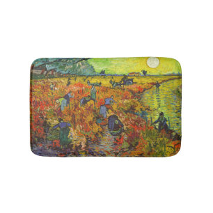 Tapis De Bain Vincent van Gogh - Le vignoble rouge