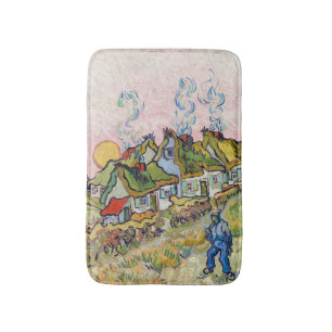 Tapis De Bain Vincent van Gogh - Maisons et figure