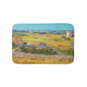 Tapis De Bain Vincent van Gogh - Moisson à La Crau