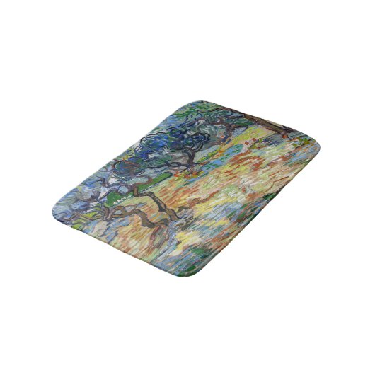 Tapis De Bain Vincent van Gogh - Oliviers : Ciel bleu vif (Angle)