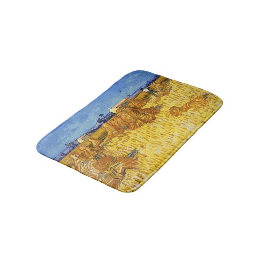 Tapis De Bain Vincent van Gogh - Récolte en Provence (Angle)