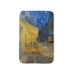 Tapis De Bain Vincent van Gogh - Terrasse de café la nuit