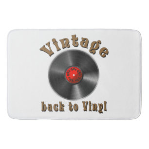 Tapis De Bain Vintage - Back to Vinyl, the record is back