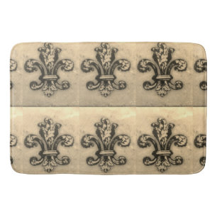 Tapis De Bain Vintage Fleur de Lis French a inspiré la