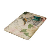 Tapis De Bain vintage frison botanique (Angle)
