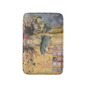 Tapis De Bain Vintage Pisces femme gothique classique (Devant (Vertical))