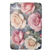 Tapis De Bain Vintage roses (devant Vertical)