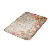 Tapis De Bain Vintage Russe Romantique Rose Bois (Angle)