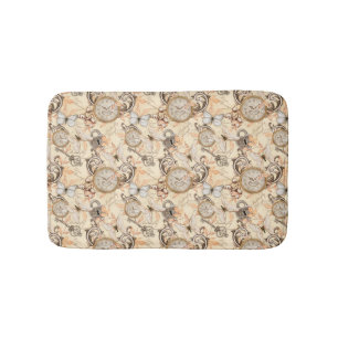 Tapis De Bain Vintage Victorian Shabby Chic Country Motif