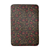 Tapis De Bain Vintage William Morris Red Gold Poppy Floral (Devant (Vertical))