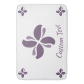 Tapis De Bain Vintage Zen Echo Baiser Lilas (devant Vertical)