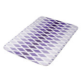 Tapis De Bain Violet Diamant Ombre (Angle)